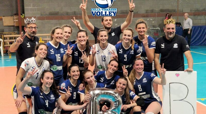 Campionati : In serie C femminile trionfo del Celle Varazze Volley !!!