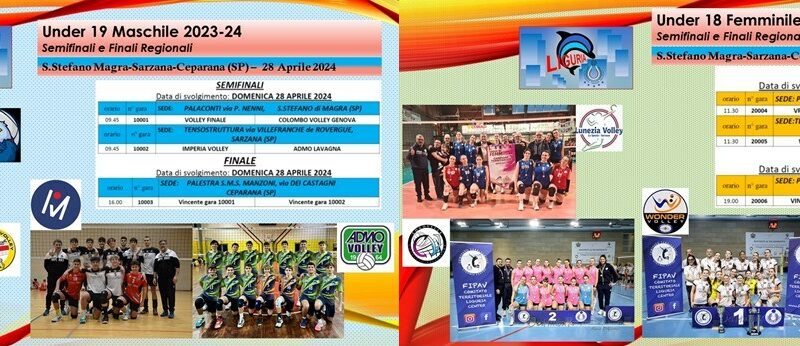 Fase Regionale Campionati Giovanili 2024 – Semifinali e Finali U19 maschile e U18 femminile (La Spezia – 28 Apr 2024)