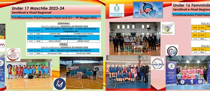 Fase Regionale Campionati Giovanili 2024 – Semifinali e Finali U17 maschile e U16 femminile (Genova – 05 Maggio 2024)
