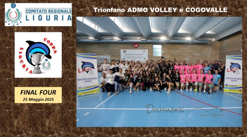 Coppa Liguria 2024-2025 : Trionfano Admo Volley e Cogovalle